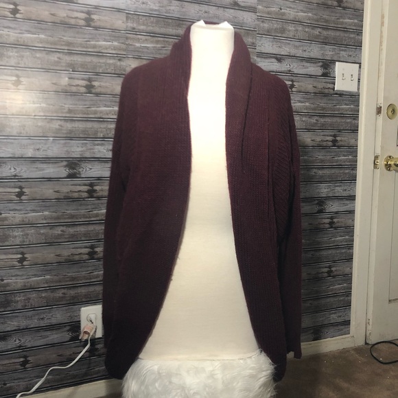 Cotton On Sweaters - COTTON ON Knit burgundy cardigan